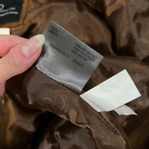 Vintage Venus Leather for Wilson Leather Stitched Brown Suede Jacket - Picture 11 of 11